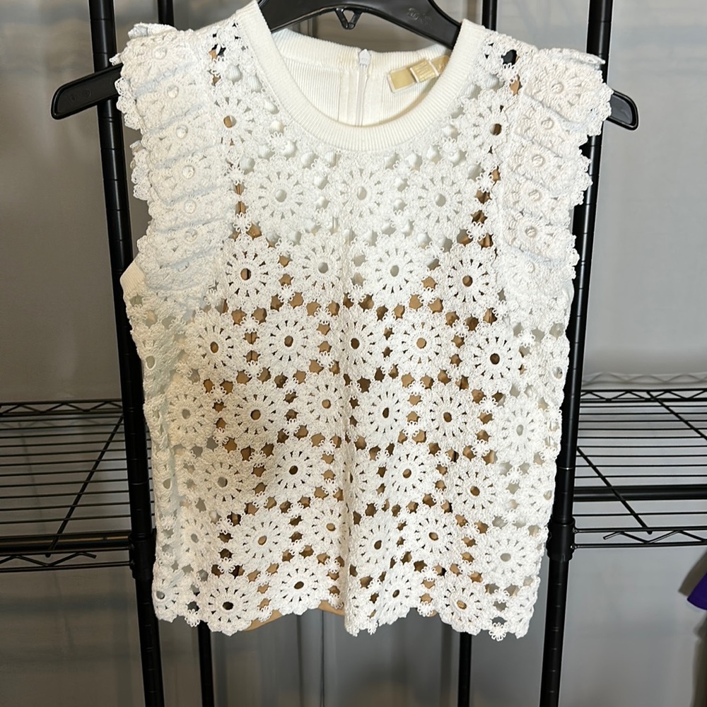 Michael Kors knit sleeveless blouse